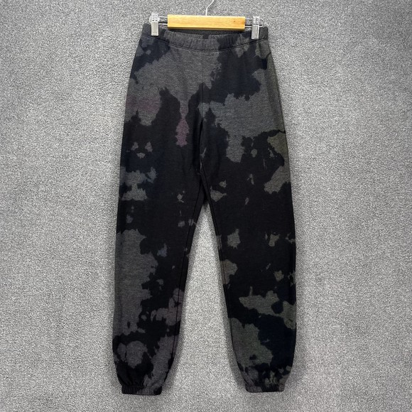 FireHouse Other - FireHouse Jogger pants‎ Fleece Kids Large Gray Black Tie dye elastic waist